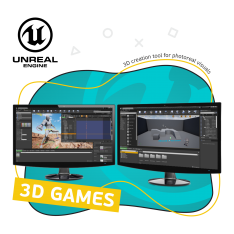 Unreal Engine 4. Игровой движок - КИБЕРшкола программирования для детей, компьютерные курсы для школьников, начинающих и подростков - KIBERone г. Метрогородок