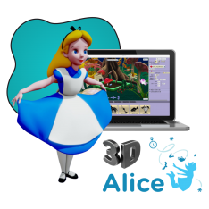 Alice 3d - КИБЕРшкола программирования для детей, компьютерные курсы для школьников, начинающих и подростков - KIBERone г. Метрогородок