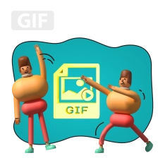Gif-анимация - КИБЕРшкола программирования для детей, компьютерные курсы для школьников, начинающих и подростков - KIBERone г. Метрогородок