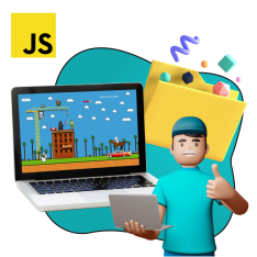 Программирование на JavaScript. Учимся создавать игры! - КИБЕРшкола программирования для детей, компьютерные курсы для школьников, начинающих и подростков - KIBERone г. Метрогородок