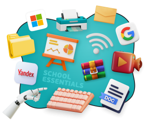 Цифровая база для школьника - КИБЕРшкола программирования для детей, компьютерные курсы для школьников, начинающих и подростков - KIBERone г. Метрогородок