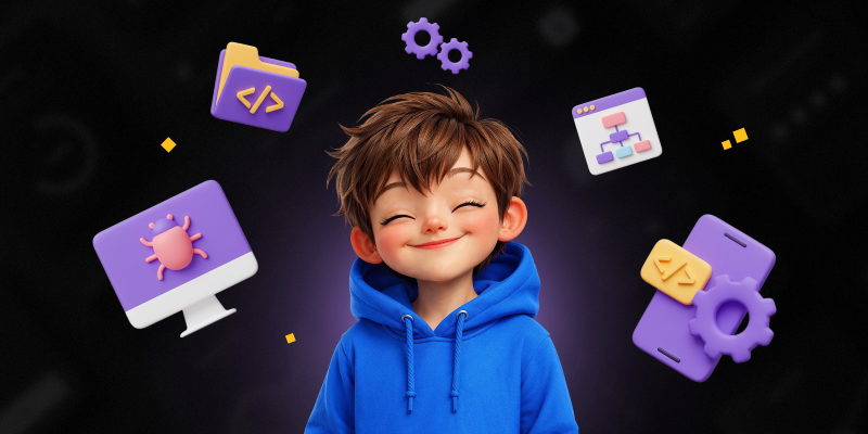 Идеальный сайт с нуля: код, дизайн и AI-помощник - КИБЕРшкола программирования для детей, компьютерные курсы для школьников, начинающих и подростков - KIBERone г. Метрогородок